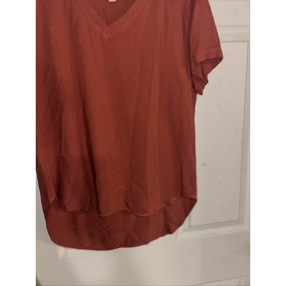 Cloth & Stone Shirt Womens Small Burnt Orange And White Shirt 2 Pack Small - Picture 3 of 7